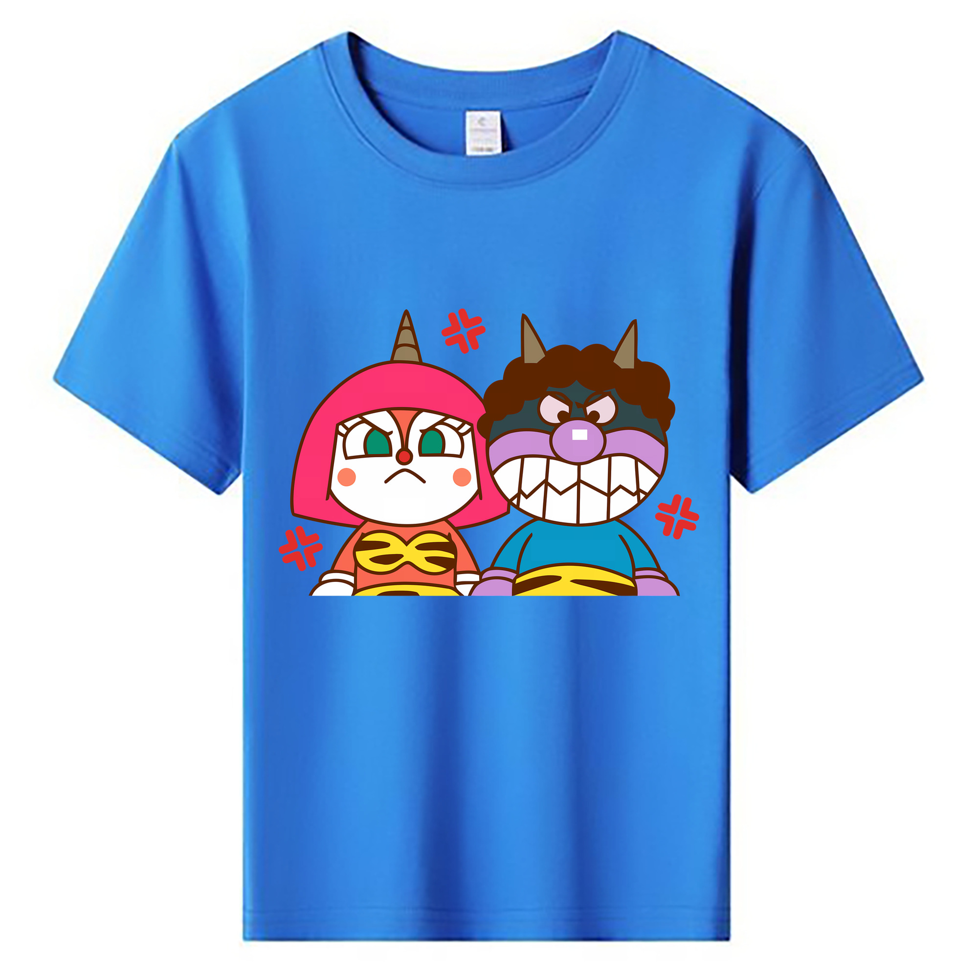 （画像用） アンパンマン Anpanman 綿100％キッズTシャツ（フロントプリント）